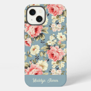 Cottage Garden Flowers Pattern Personalized iPhone 13 Case