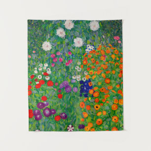 Cottage Garden Gustav Klimt Tapestry