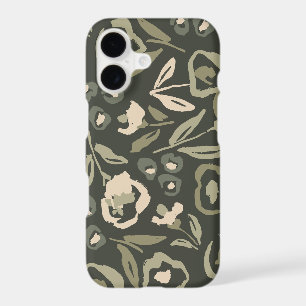 Cottage Garden Hand-Drawn Bold Inky Floral Pattern