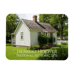 Cottage, Garden, Herbert Hoover Birthplace, Iowa Magnet