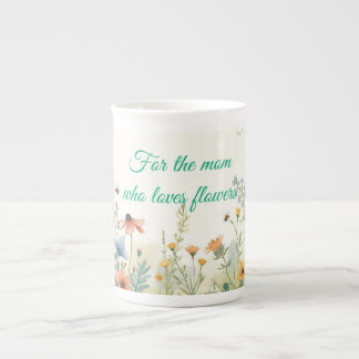 Cottage Garden Mom Floral Mother’s Day Gift Bone C China Mug