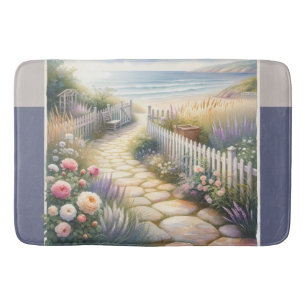 Cottage Garden Path to the Sea Bath Mat