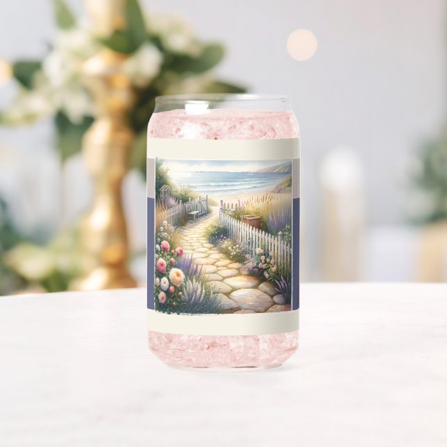 Cottage Garden Path to the Sea Can Glass (Insitu (Wedding))