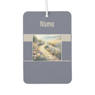 Cottage Garden Path to the Sea Car Air Freshener