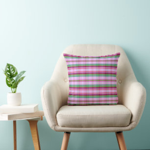 Cottage Garden Plaid LRVR Cushion
