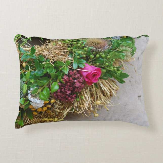 Cottage garden, Rosalinde Decorative Cushion (Front)