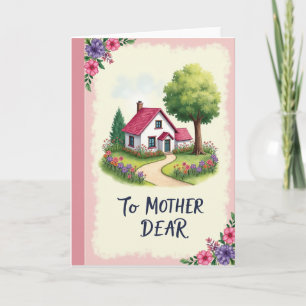 Cottage Home Watercolor Card