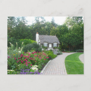 Cottage in the English Gardens Postcard