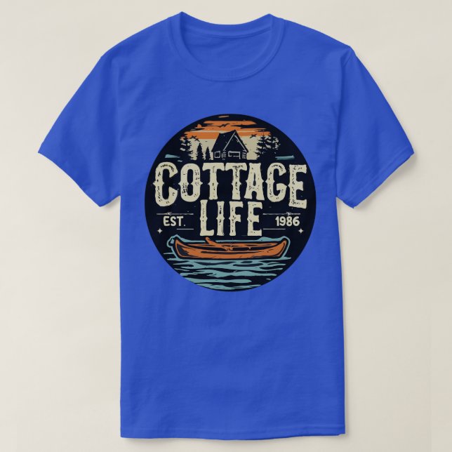 Cottage Life EST 1986 1 T-Shirt (Design Front)