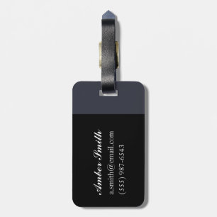 Cottage light box 2012 luggage tag