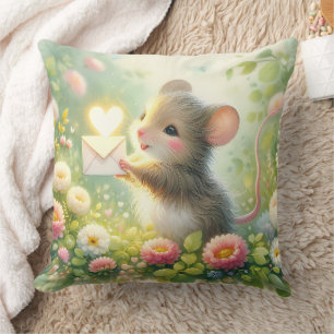 Cottage Mouse Love Letter Meadow Cushion