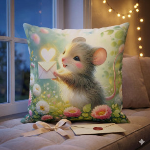 Cottage Mouse Love Letter Meadow Cushion