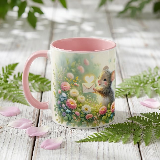 Cottage Mouse Love Letter Meadow Mug (Cottage Mouse Love Letter Meadow Mug)