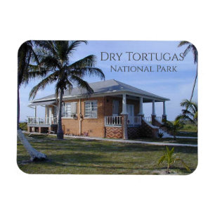 Cottage on Loggerhead Key Dry Tortugas Magnet