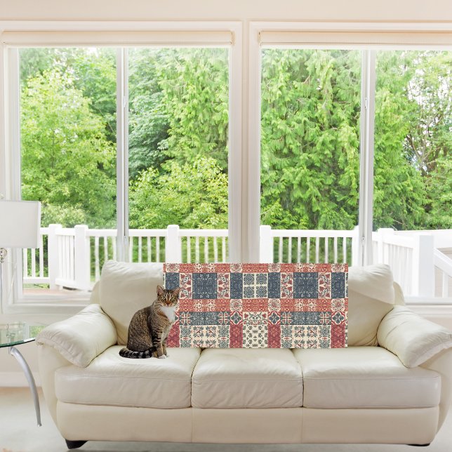 Cottage Quilt Fleece Blanket (Creator Uploaded)