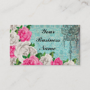 Cottage Rose & Lace Business Card