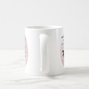 Cottage Rose of Love on Pink Coffee Mug