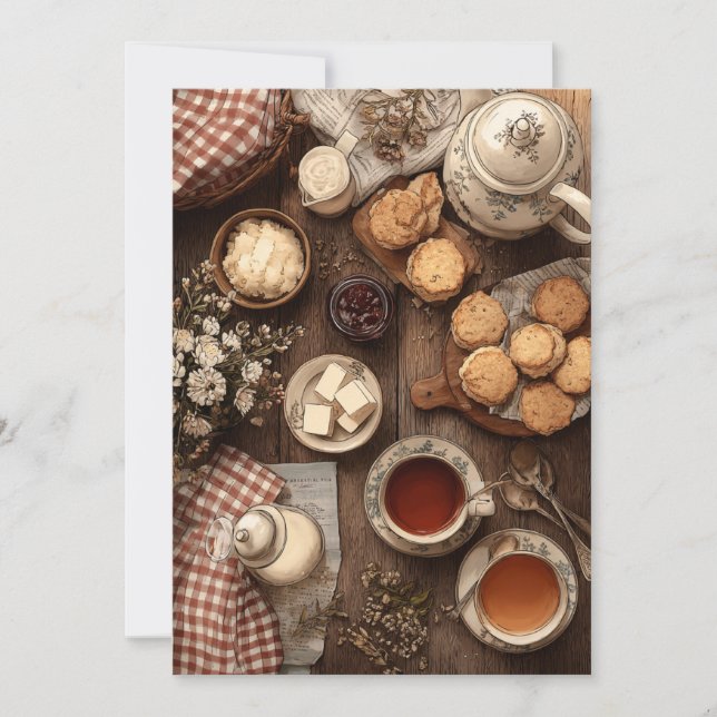 Cottage Scones | Homey Vibes Invitation (Front)