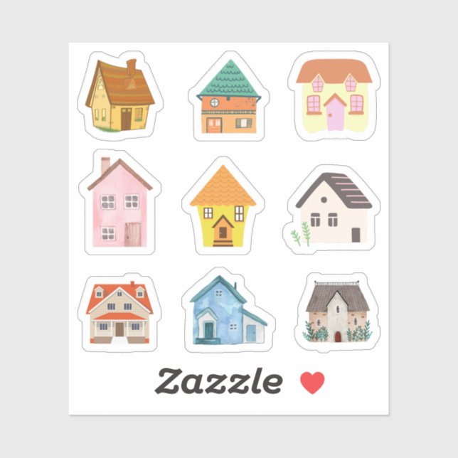 Cottage Stickers (Sheet)