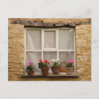"Cottage Window" Postcard