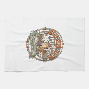 Cottage Witch Kitchen Cat Cottage Witch Kitchen Ca Tea Towel