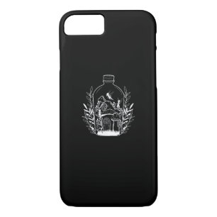 Cottagecore Aesthetic Bottle Mushroom House Fairy  iPhone 8/7 Case