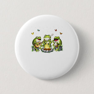 Cottagecore Aesthetic Frogs Camping Forest Goblinc 6 Cm Round Badge