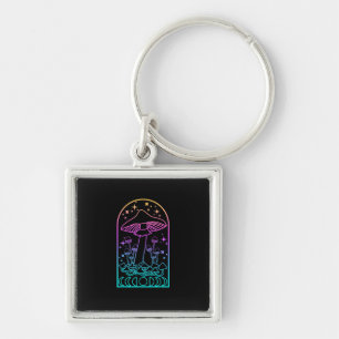 Cottagecore Aesthetic Goblincore Mushroom Academia Key Ring