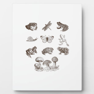 Cottagecore Aesthetic Mushroom Academia Frog Gobli Plaque