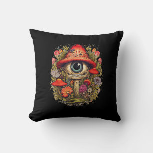 Cottagecore Aesthetic Mushroom Goblincore Design Cushion