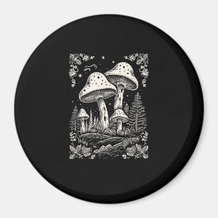 Cottagecore Aesthetic Mushroom Goblincore Mycology Magnet