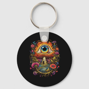 Cottagecore Aesthetic Mushroom Goblincore Simple S Key Ring