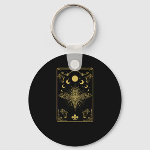 Cottagecore Aesthetic Mushroom Moth Goblincore Aca Key Ring