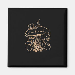 Cottagecore Aesthetic Mushroom Snail Goblincore My Magnet