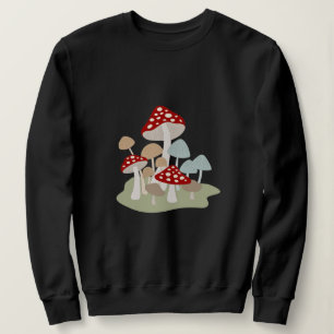 Cottagecore Aesthetic Sweatshirt Mushroom Pullover