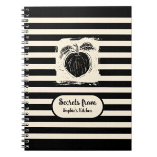 Cottagecore Apples Personal Recipe Notebook