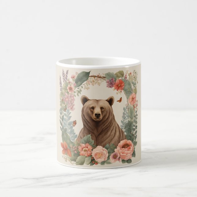 Cottagecore Bear Coffee Mug (Center)