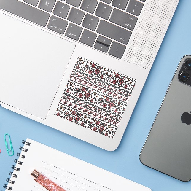 Cottagecore Botanical Floral Pattern (Laptop w/ iPhone)