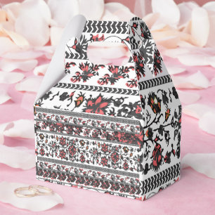 Cottagecore Botanical Floral Pattern Favour Box