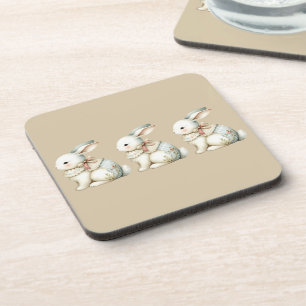 Cottagecore Bunny Charm Coaster