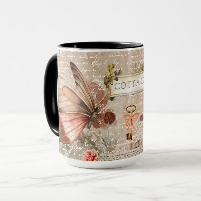 Cottagecore Buterfly Mug (Front Left)