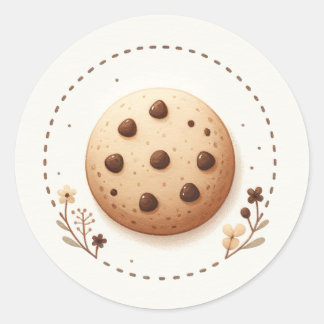Cottagecore Cookie Bakery Label Sticker | Homemade