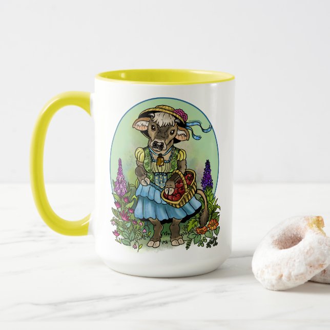 Cottagecore Cowgirl Mug (With Donut)