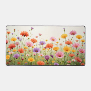 Cottagecore Desk Mat, Floral Mousepad, Deskmat Aes