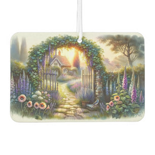 Cottagecore Enchanted Garden Pathway Car Air Freshener