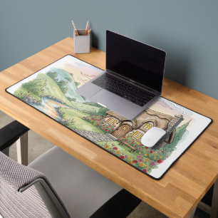 Cottagecore English Countryside Desk Mat
