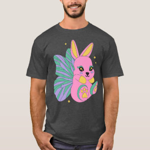 cottagecore fairy grunge butterfly bunny men's wom T-Shirt