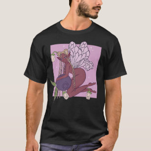 Cottagecore Fairycore Blueberry Fruit Fantasy Blac T-Shirt