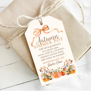 Cottagecore Fall Potpourri  Gift Tags