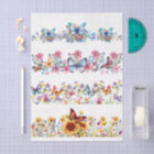 Cottagecore Floral & Butterfly Elements Decoupage